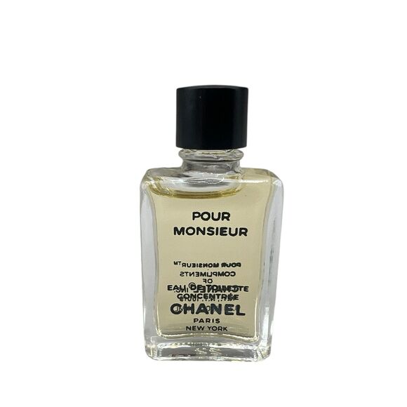 Chanel Pour Monsieur Eau De Toilette Concentree .13 fl oz / 4ml Vintage Mini - Picture 1 of 3